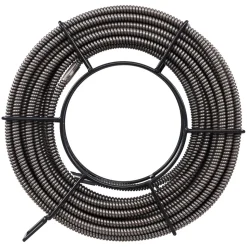 VEVOR Drain Cleaning Cable 100 Feet x 1/2 Inch Solid Core Cable Sewer Cable Drain Auger Cable Cleaner Snake Clog Pipe Drain Cleaning Cable Sewer Drain Auger Snake Pipe