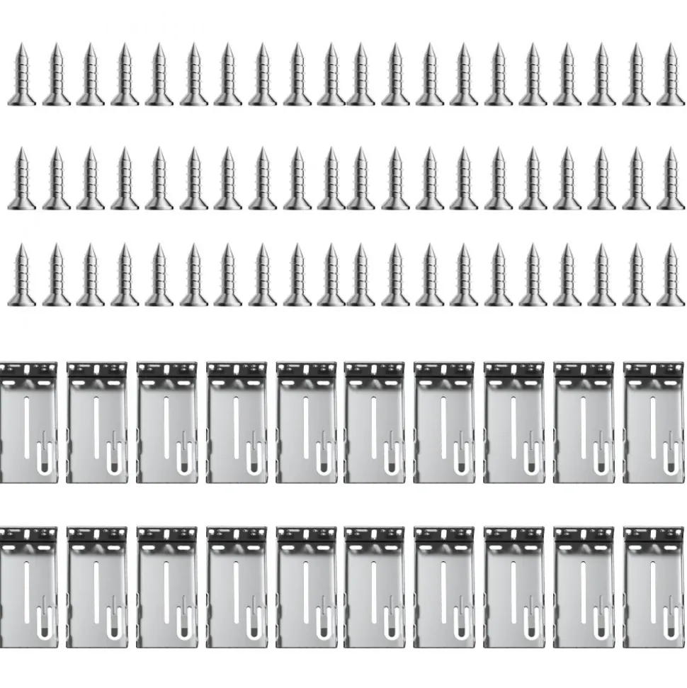 VEVOR Drawer Slides Brackets, 10 Pairs Drawer Rails for 100 LBS Side Mount Ball Bearing Rail, Heavy Duty Cabinet Drawer Bracket for Dresser Drawer Track Runners, Kitchen Replacement Part for DIY