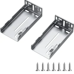 VEVOR Drawer Slides Brackets, 10 Pairs Drawer Rails for 100 LBS Side Mount Ball Bearing Rail, Heavy Duty Cabinet Drawer Bracket for Dresser Drawer Track Runners, Kitchen Replacement Part for DIY