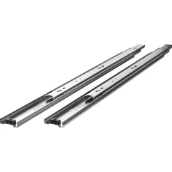 VEVOR Drawer Slides, 20 inch, 10 Pairs Full Extension Ball Bearing Cabinet Rails, 100 LB Load Capacity Heavy Duty Side Mount Dresser Drawer Slides, Drawer Track Runners for Kitchen DIY Replacement