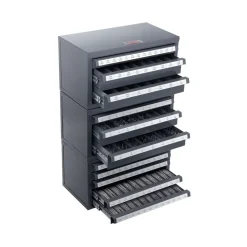 VEVOR Drill Bit Dispenser Cabinet, 3 Pieces Three-Drawer for 1/16
