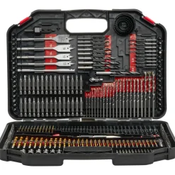VEVOR Drill Bit Set, 246 Pieces Drill and Driver Bit Set, Screwdriver Bit Set Suitable for Wood Metal Cement Drilling and Screw Driving, Drill Bit Sets Combo Kit Assorted in Organized Carrying Case