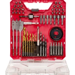 VEVOR Drill Bit Set, 318 Pieces Drill and Driver Bit Set, Screwdriver Bit Set Suitable for Wood Metal Cement Drilling and Screw Driving, Drill Bit Sets Combo Kit Assorted in Organized Carrying Case