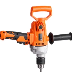 VEVOR Drill Mixer, 5/8 inch Corded Electric Drill Mixer Set, 0-850RPM 5.8A Mixing Drills, Mixing Drills Machine with D-Handle for Drilling & Blending, Handheld Cement Mixers for Fodder, Paint, Cement