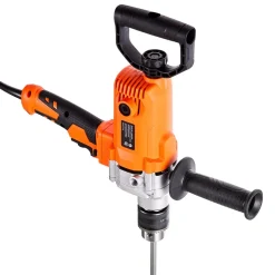 VEVOR Drill Mixer, 5/8 inch Corded Electric Drill Mixer Set, 0-750RPM 5.63A Mixing Drills, Mixing Drills Machine with D-Handle for Drilling & Blending, Handheld Cement Mixers for Fodder, Paint, Cement