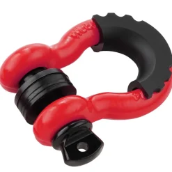 VEVOR 3/4" D-Ring Shackle, 2 Pack Alloy Steel Shackles 62832 lbs (28.5 Ton) Break Strength with 7/8" Screw Pin, Isolators & Washers, Heavy Duty Off Road Vehicle Recovery Shackle for Jeep Truck, Black
