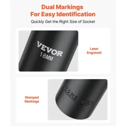 VEVOR Drive Impact Socket Set 1/2