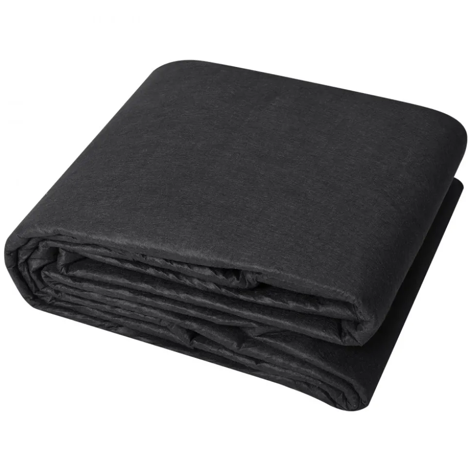 VEVOR Driveway Fabric, 15x20FT Non Woven Geotextile Fabric for Landscaping, Heavy Duty Garden Weed Barrier Fabric, 4OZ Landscape Fabric, French Drains Drainage Fabric, Ground Cover Weed Control Fabric