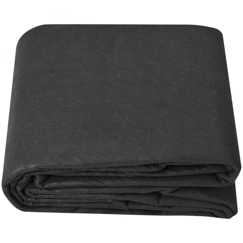 VEVOR Driveway Fabric, 15x20FT Non Woven Geotextile Fabric for Landscaping, Heavy Duty Garden Weed Barrier Fabric, 4OZ Landscape Fabric, French Drains Drainage Fabric, Ground Cover Weed Control Fabric