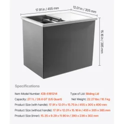 VEVOR Drop in Ice Chest, 18