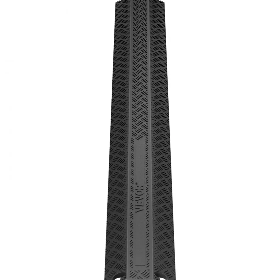 VEVOR Drop Over Cable Cover Ramp, 2,000 lbs/axle Load Capacity, Heavy Duty Cable Hose Protector Ramp, Floor Cord Cover for High Walking Traffic Areas Indoor Outdoor Home Office Warehouse School