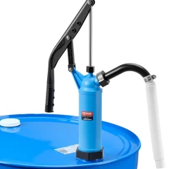 VEVOR Drum Pump, 9.5 oz. Per Stroke, Lever-Action Barrel Pump, Fits 5-55 Gallon Drums with 3-Section Suction Tube Assembly & Hose, Hand Operated, Designed to Transfer Water, Alcohol, Corrosive Liquids