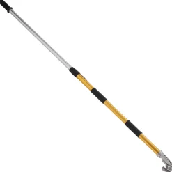 VEVOR Drywall Flat Box Handle, 40''-64'', Anodized Aluminum Flat Finishing Extension Handle, 5-Section Length Adjustable, Non-slip Grip and 360° Painting for Plasterboard, Wallboard, Sheetrock