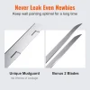 VEVOR Drywall Flat Box, 10-Inch Wide Quick Clean, Aluminum Finishing Mud Box for Plasterboard, Wallboard, Sheetrock, Bonus Mudguard, Extra 2 Stainless Steel Blades (10/12-Inch)