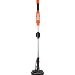 VEVOR Drywall Sander, 1010W Electric Drywall Sander, Popcorn Ceiling Removal Tool with 7 Variable Speed 1000-2200 RPM, Double-Deck LED Light, Foldable & Extendable Handle, 15 Sanding Discs, Dust Hose