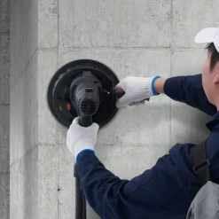 VEVOR Drywall Sander, 800W Electric Sander with 12 Sanding Discs, Variable Speed 1200-2300 RPM Wall Sander with Automatic Vacuum Dust Collection System, Double LED Lights, Dust Bag, Detachable Edge