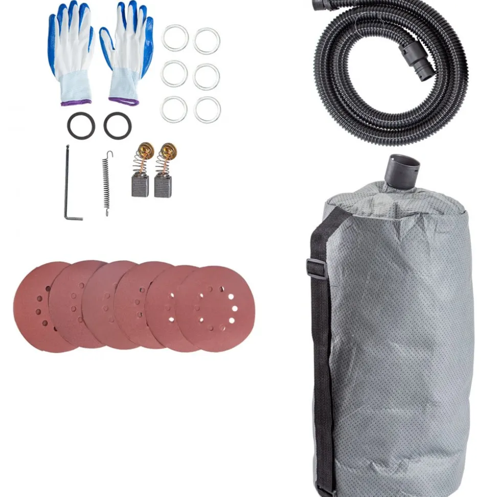 VEVOR Drywall Sander 850W Electric, Electric Sander Variable Speed 800-1750RPM, Drywall Sander Foldable Sheetrock Sander, with Telescope Handle, Vacuum Bag Drywall Sanders 6 Sand Pads