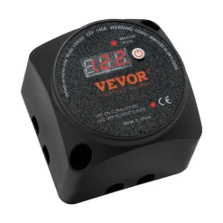 VEVOR Dual Battery Isolator Kit, 12V 140Amp, Manual and Auto Modes VSR Voltage Sensitive Relay with LCD Screen, Smart Battery Isolator for ATV UTV RV Camper Off-Road Vehicle Caravan Truck Boat Yacht