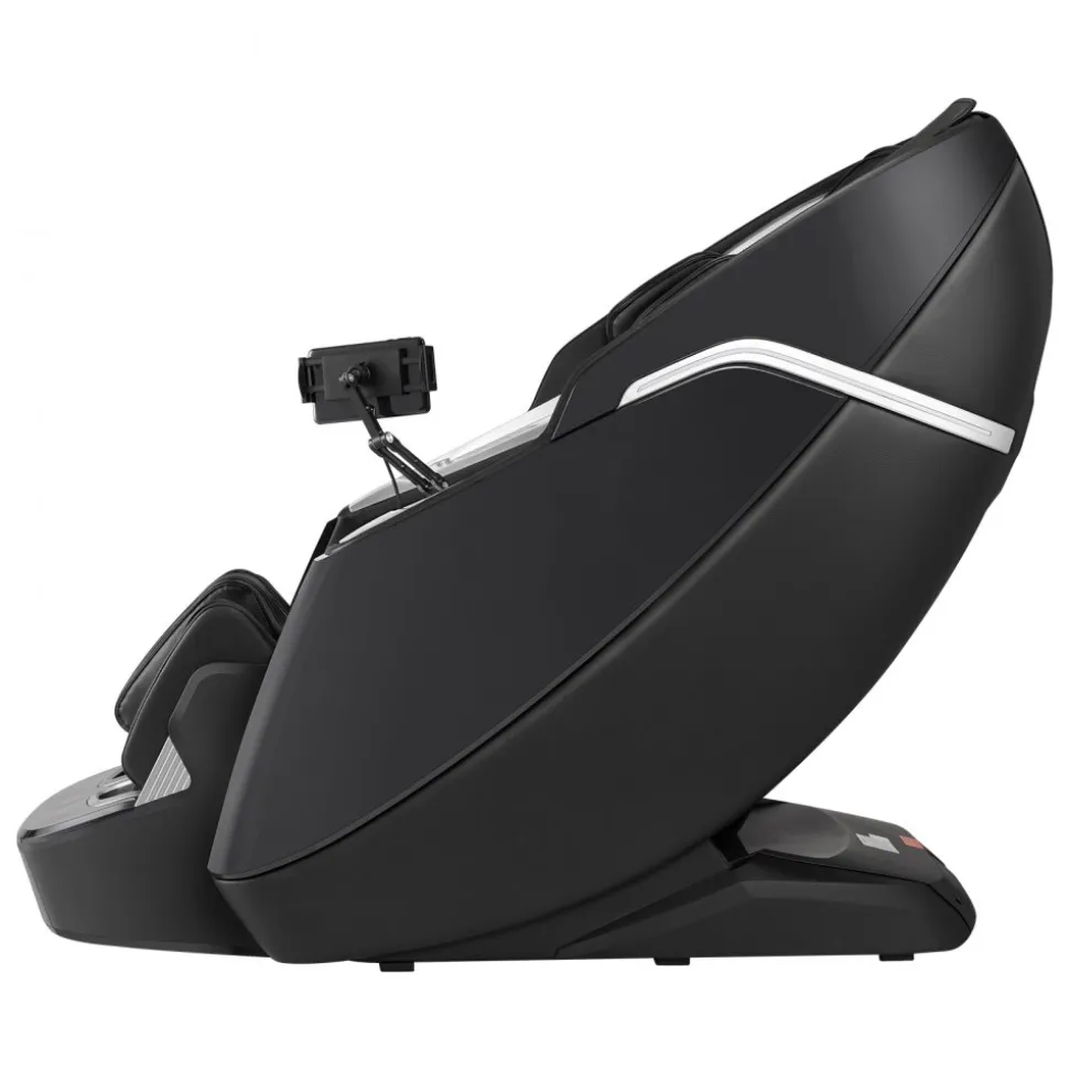 VEVOR Dual-Core 4D+3D Full Body Massage Chair, with Extended SL Track, Deep Yoga Stretch, Electric Extendable Footrest, TFT, AI Voice Control, Heat, Airbags, Armrest Controls, Wheels