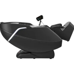VEVOR Dual-Core 4D+3D Full Body Massage Chair, with Extended SL Track, Deep Yoga Stretch, Electric Extendable Footrest, TFT, AI Voice Control, Heat, Airbags, Armrest Controls, Wheels
