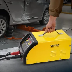 VEVOR Dual Pro Stud Welder Deluxe AL/Fe Dent Repair Kit, Professional 5KW Welder with Auto/Manual Welding and 10 Modes, 110V Spot Welding Dent Repair Machine for Steel & Aluminum Auto Panels Repair