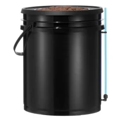 VEVOR DWC Hydroponics Grow System, Hydroponic Growing System with Top Drip Kit, 5-Gallon Deep Water Culture with Air Pump, Air Stone and Water Level Device for Leafy Vegetables(1 Bucket+Top Drip Kit)