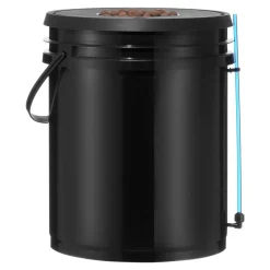 VEVOR DWC Hydroponic System, 5 Gallon 5 Buckets, Deep Water Culture Growing Bucket, Hydroponics Grow Kit with Pump, Air Stone and Connected Reservoir, for Indoor/Outdoor Leafy Vegetables