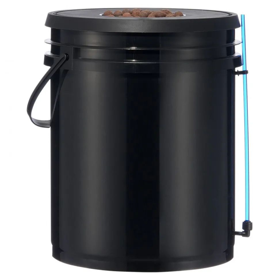 VEVOR DWC Hydroponic System, 5 Gallon 4 Buckets, Deep Water Culture Growing Bucket, Hydroponics Grow Kit with Pump, Air Stone and Water Level Device, for Indoor/Outdoor Leafy Vegetables