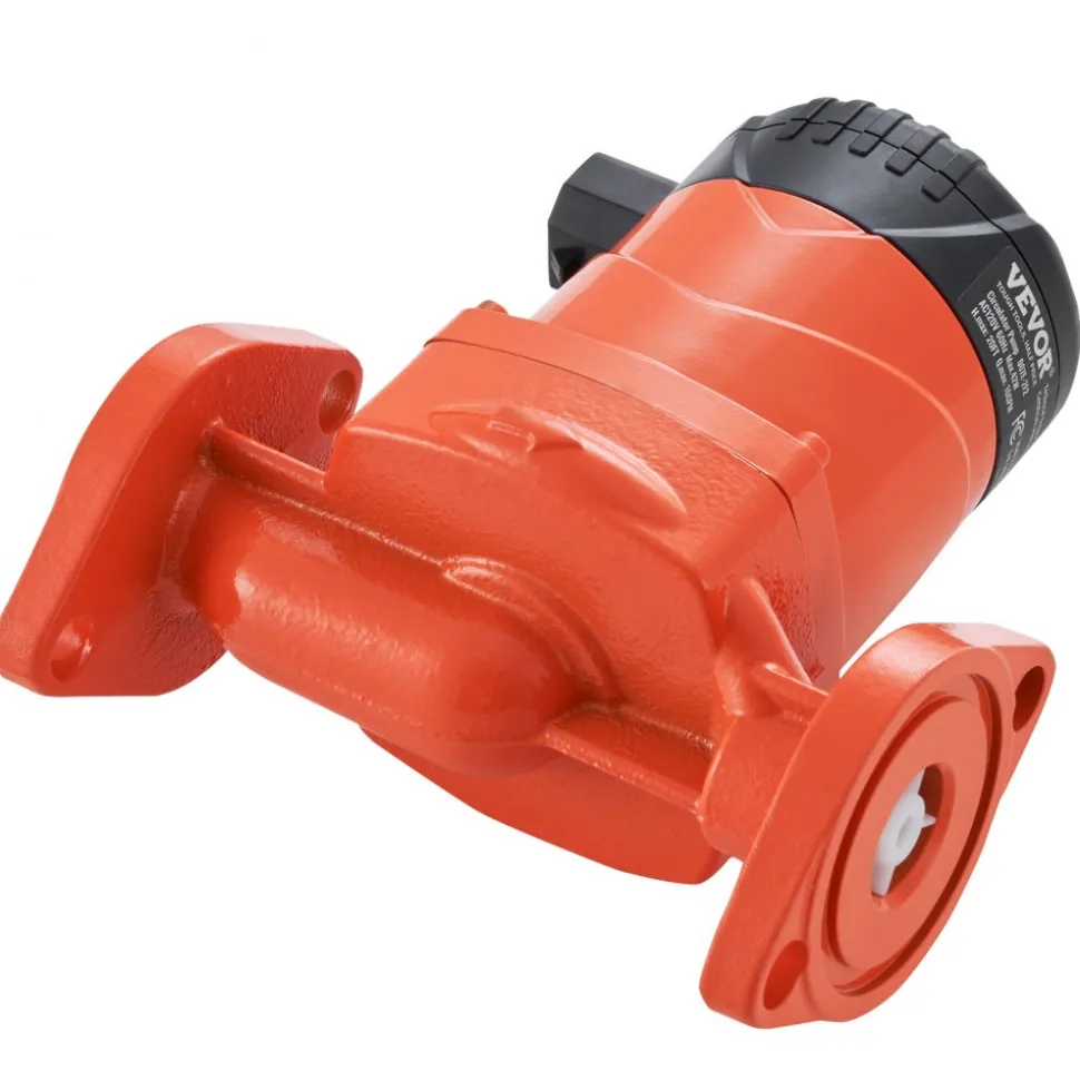 VEVOR E007-2F2 Hot Water Recirculating Pump, 110V, 42W 16 GPM High Efficiency Circulator Pump, EMC Automatic Hot Water Circulation Pump 1" NPT Flange Circulator Pump for Home Water Heater System