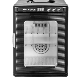 VEVOR Egg Incubator and Hatcher 25L Black Reptile Egg Incubator 5-42°C Scientific Hatcher Heating Bright LED Digital Display For Small Animals