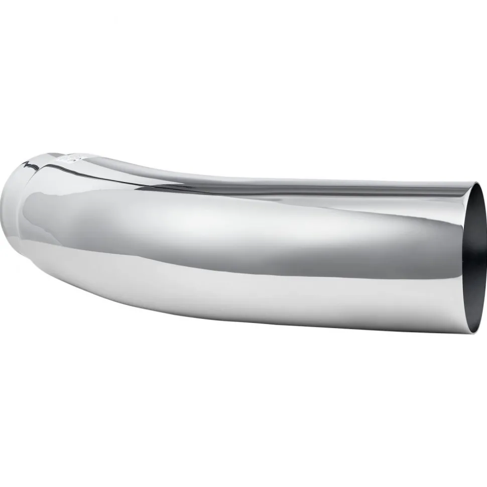 VEVOR Elbow Exhaust Tip, 5 Inch Inlet, 6 Inch Outlet, 23 in Overall Length, Chrome Turn Down Exhaust Tip with Clamp for Truck, Sedan, Sports Car, SUV, Chrome Structure for High Temperature Resistance