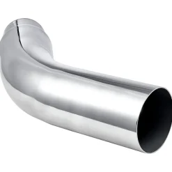 VEVOR Elbow Exhaust Tip, 4 Inch Inlet, 5 Inch Outlet, 23 in Overall Length, Chrome Turn Down Exhaust Tip with Clamp for Truck, Sedan, Sports Car, SUV, Chrome Structure for High Temperature Resistance