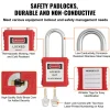 VEVOR Electrical Lockout Tagout Kit, 59 PCS Safety Lockout Tagout Station With Padlocks, Hasps, Tags, Ties, Plug Lockout, Circuit Breaker Lockouts, Valve Lockouts, Cable Lockout, Lockout Bag, Box