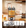 VEVOR Electric Brewing System, 8 Gal/30 L Brewing Capacity, All-in-One Home Beer Brewer with Pump, Mash Boil Device with Panel, Auto/Manual Mode 100-1800W Power 25-100℃ Temp 1-180 min Timer Recipe Memory