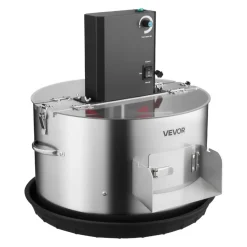VEVOR Electric Bud Leaf Trimmer, 2-in-1 Manual & Electric, 16 in Bud Trimmer with Stainless Steel Blades, Visual Cutting, Wet & Dry Hydroponic Cutting Machine with Tray, for Plant Buds Flowers