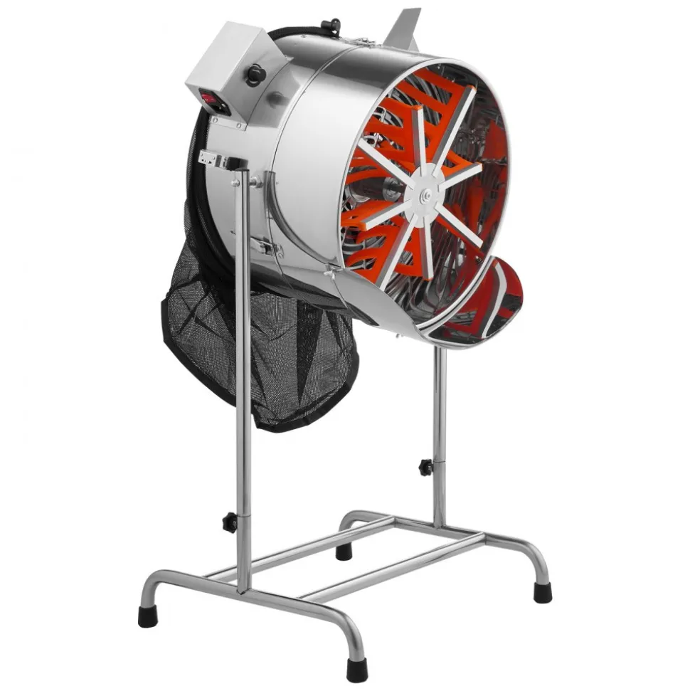 VEVOR Electric Bud Leaf Trimmer, 18 in Tiltable Bud Trimmer with Sharp Stainless Steel Blades, Adjustable Speed, Hydroponic Cutting Machine with Collection Bag Hand Pruner & Scissors, for Leaves Buds