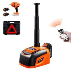 VEVOR Electric Car Jack, 5 Tons /11000 lbs, Electric Scissor Jack with Electric Impact Wrench, Tire Change Replacement with LED Light & Remote Control, Portable Jack kit for Sedan, SUV, Truck