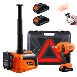 VEVOR Electric Car Jack, 5 Tons /11000 lbs, Electric Scissor Jack with Electric Impact Wrench, Tire Change Replacement with LED Light & Remote Control, Portable Jack kit for Sedan, SUV, Truck