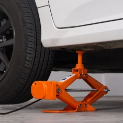 VEVOR Electric Car Jack, 3 Tons /6600 lbs Scissor Jack, 12V Electric Automatic Jack with Double Saddles and Remote Control, Portable Car Jack for Sedan, SUV, Truck Tire Change