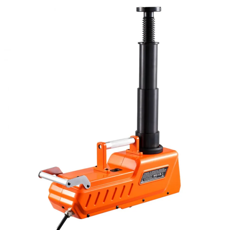 VEVOR Electric Car Jack, 15 Tons /33000 lbs, Adjustable Electric Scissor Jack with High Load Capacity, 12V Dual-Powered Tire Change Replacement with LED Light, Portable Jack kit for Sedan, SUV, Truck