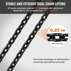 VEVOR Electric Chain Hoist, 2200 lbs Load, 20 ft Lifting Height, 6.9 ft/min Speed, 120V, Single Phase Overhead Crane with Chain, 328 ft Wireless & 15 ft Wired Remote Control for Garage, Shop, and Home