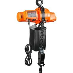 VEVOR Electric Chain Hoist, 2200 lbs Load, 20 ft Lifting Height, 6.9 ft/min Speed, 120V, Single Phase Overhead Crane with Chain, 328 ft Wireless & 15 ft Wired Remote Control for Garage, Shop, and Home