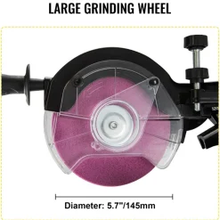 VEVOR Electric Chainsaw Sharpener, 230W Professional Multi-Angle Adjustable Chain Grinder 3000RPM, Electric Chainsaw Blade Sharpener for 1/4