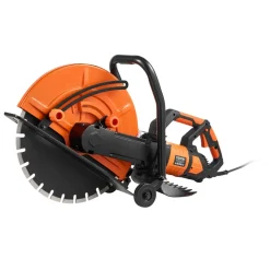VEVOR Electric Concrete Saw, 16 in, 3200 W Motor Circular Saw Cutter with Max. 6 in Adjustable Cutting Depth, Wet Disk Saw Cutter Includes Water Line, Pump and Blade, for Stone, Brick