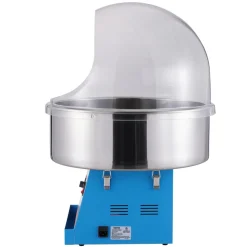 VEVOR Electric Cotton Candy Machine, 1000W Candy Floss Maker, Commercial Cotton Candy Machine with Cover, Stainless Steel Bowl, and Sugar Scoop, Perfect for Home Kids Birthday, Family Party (Blue)
