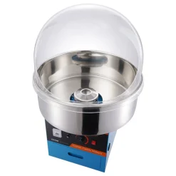 VEVOR Electric Cotton Candy Machine, 1000W Candy Floss Maker, Commercial Cotton Candy Machine with Cover, Stainless Steel Bowl, and Sugar Scoop, Perfect for Home Kids Birthday, Family Party (Red)