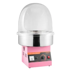 VEVOR Electric Cotton Candy Machine, 1000W Commercial Floss Maker With Cover, Commercial Cotton Candy Machine w/Stainless Steel Bowl & Sugar Scoop, Ideal for Carnival, Birthday, Family Party, Pink