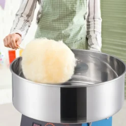 VEVOR Electric Cotton Candy Machine, 1000W Candy Floss Maker, Commercial Cotton Candy Machine with Stainless Steel Bowl, and Sugar Scoop, Perfect for Home Kids Birthday, Family Party (Blue)