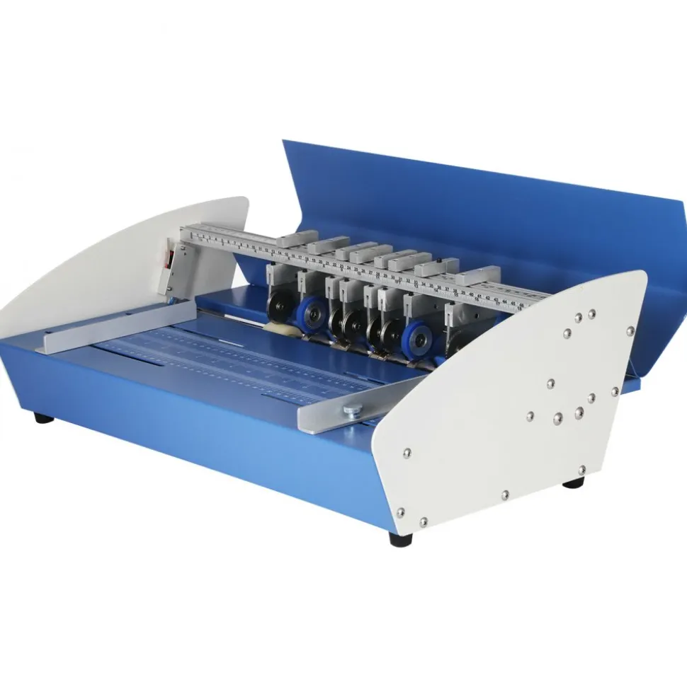 VEVOR Electric Creasing Machine 21 Inch Paper Creasing Scoring Machine 3 in 1 Creasing Machine with Heavy Duty Metal Present Multi-function