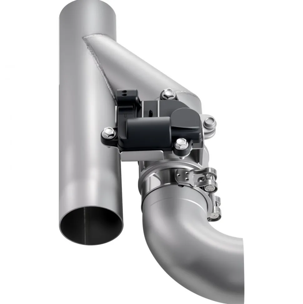 VEVOR Electric Exhaust Cutout, 2.5 Inch Universal Stainless Steel Exhaust Valve Kit with One Controller Remote Kit, Cut Out Valve, Y Pipe, Remote Control & Box, Fits Trucks, Sedans, Sports Cars, SUVs